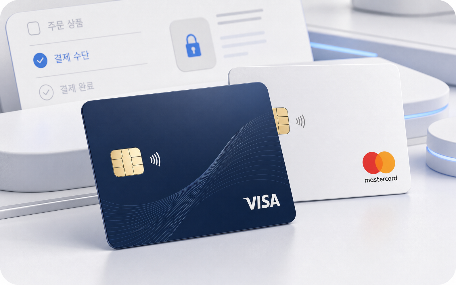 VISA/MASTER 카드 결제 예시 이미지
